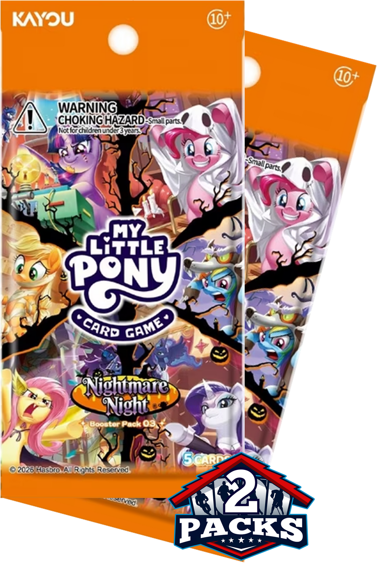 My Little Pony TCG: Series 3 - Nightmare Night Booster 2pk (5 Cards)