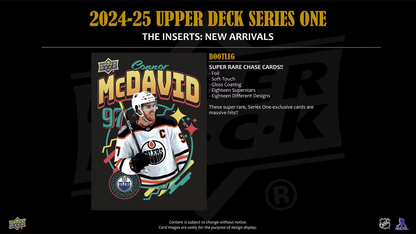 2025-26 Upper Deck Series 1 Hockey Tin (8 Packs)