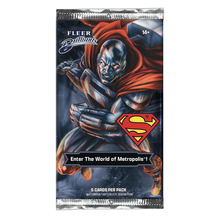2025 Upper Deck Fleer Brilliants Superman Mega Box Pack (5 Cards)