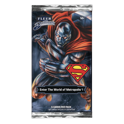 2025 Upper Deck Fleer Brilliants Superman Mega Box Pack (5 Cards)