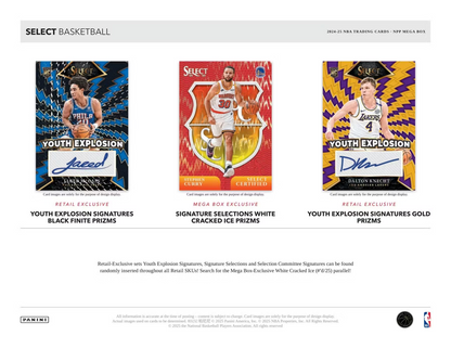 2024-25 Panini Select Basketball Mega Box (10 Packs)