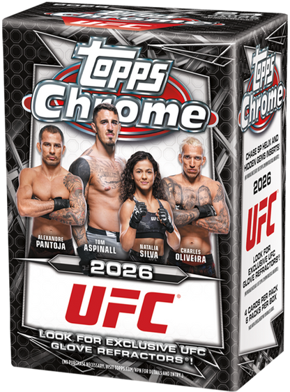 2026 Topps Chrome UFC Value Box (6 Packs)