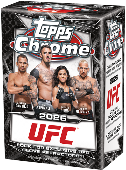 2026 Topps Chrome UFC Value Box (6 Packs)