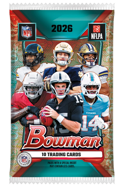 2026 Bowman Football Blaster Pack (10 Cards)