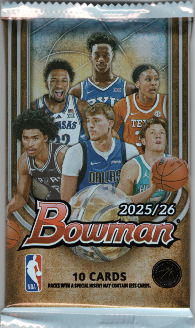 2025-26 Bowman Basketball Blaster Pack (10 Cards)