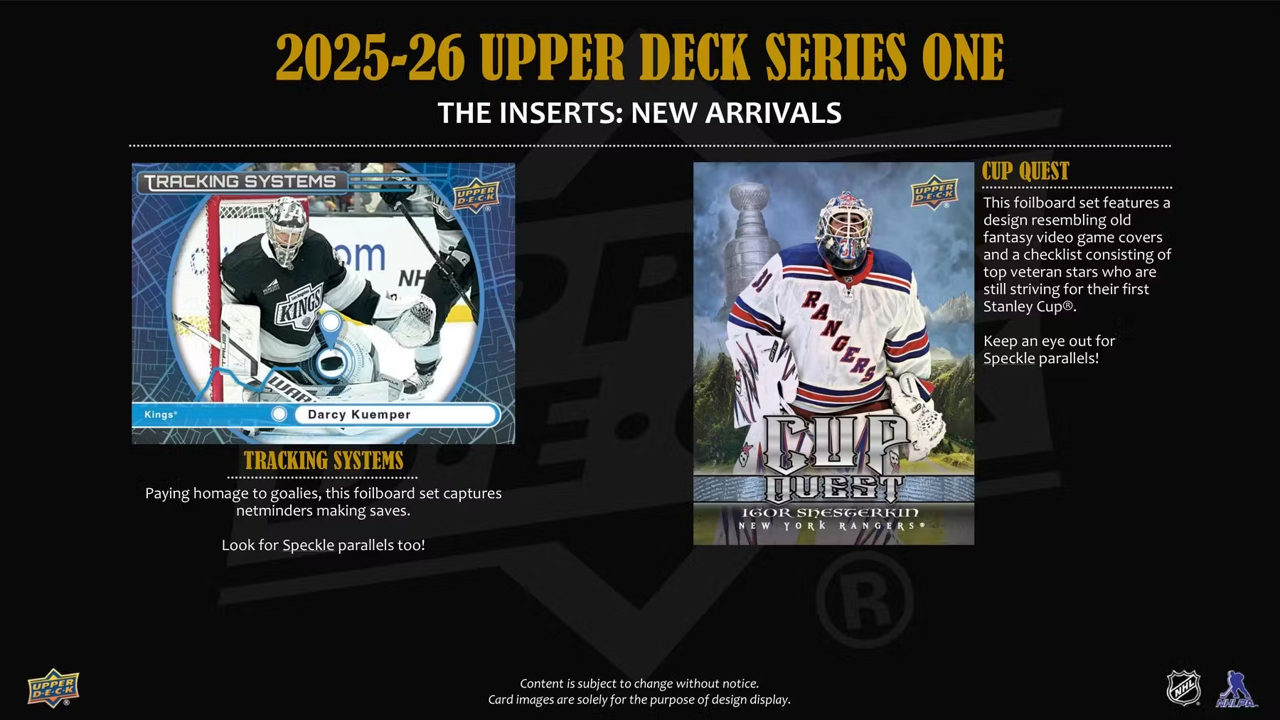 2025-26 Upper Deck Series 1 Hockey Tin (8 Packs)