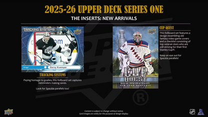2025-26 Upper Deck Series 1 Hockey Tin (8 Packs)