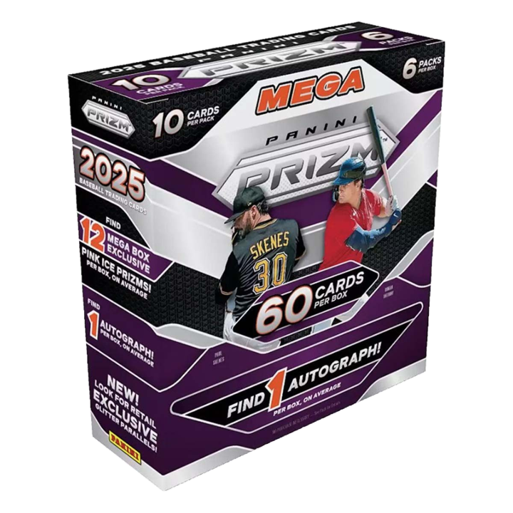 2025 Panini Prizm Baseball Mega Box (6 Packs)