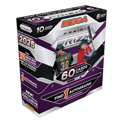 2025 Panini Prizm Baseball Mega Box (6 Packs)