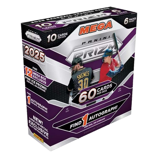 2025 Panini Prizm Baseball Mega Box (6 Packs)