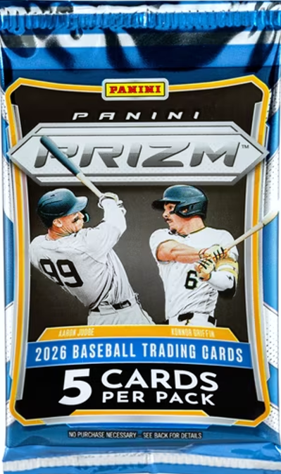 2026 Panini Prizm Baseball Blaster Pack (5 Cards)