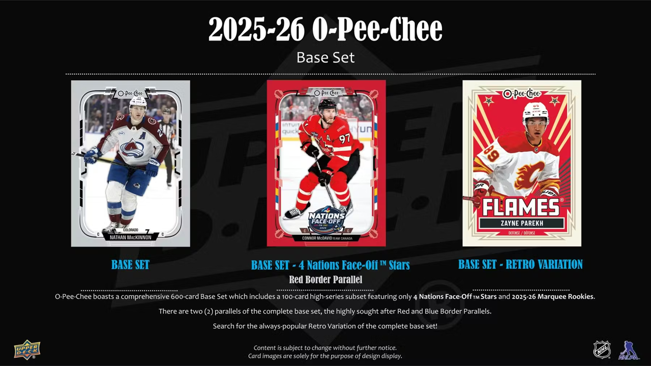 2025-26 Upper Deck O-Pee-Chee Hockey Blaster Box (9 Packs)