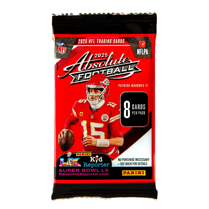 2025 Panini Absolute Football Blaster Box Pack (8 Cards)