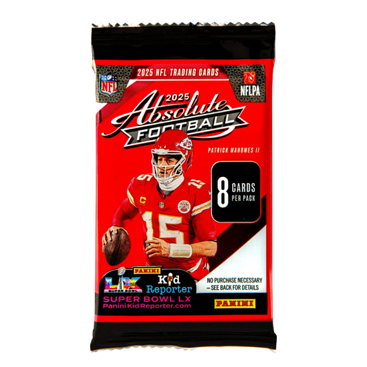 2025 Panini Absolute Football Blaster Box Pack (8 Cards)