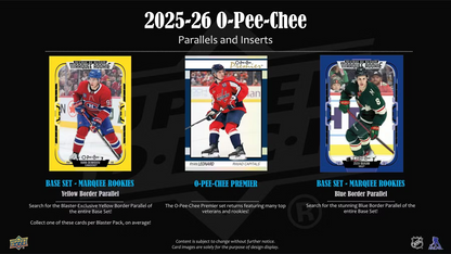 2025-26 Upper Deck O-Pee-Chee Hockey Blaster Box (9 Packs)