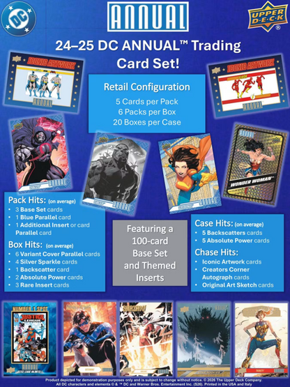 2024-25 Upper Deck DC Annual Blaster Box (6 Packs)