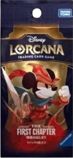 Disney Lorcana: First Chapter (JPN) Booster Pack (6 Cards)