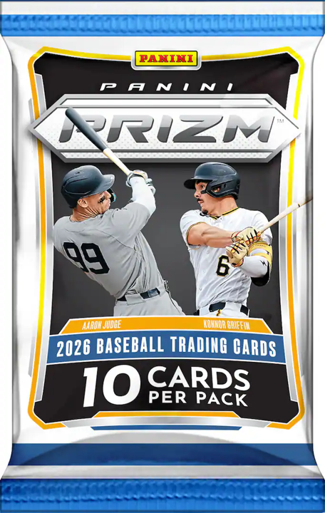 2026 Panini Prizm Baseball Mega Box Pack (10 Cards)