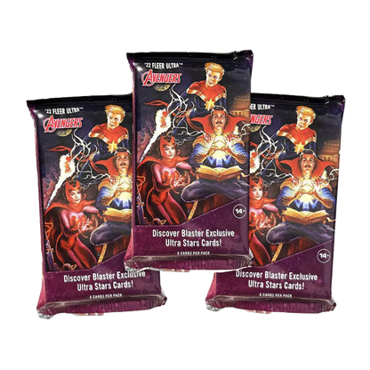 2022 Upper Deck Fleer Ultra Avengers Blaster Box (3 Packs)