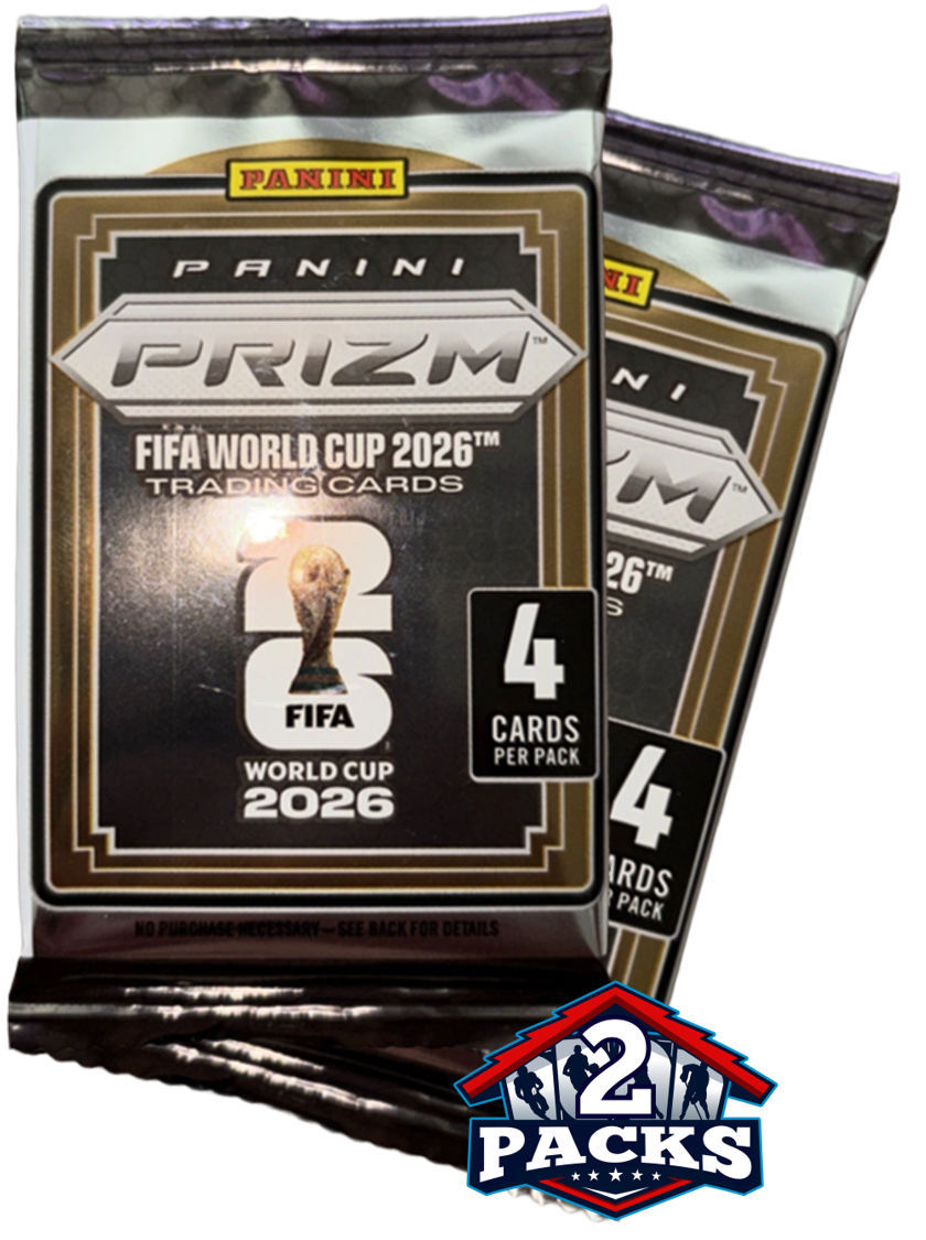 2026 Panini Prizm FIFA World Cup Soccer Retail 2pk (4 Cards)