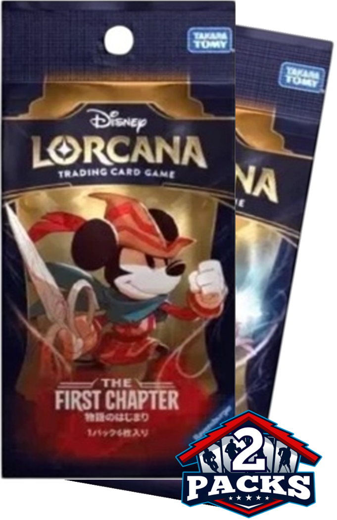 Disney Lorcana: First Chapter (JPN) Booster 2pk (6 Cards Each)