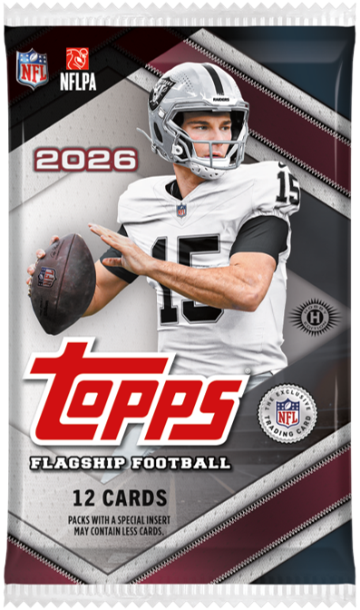 2026 Topps Flagship Football Hobby Pack (12 Cards)