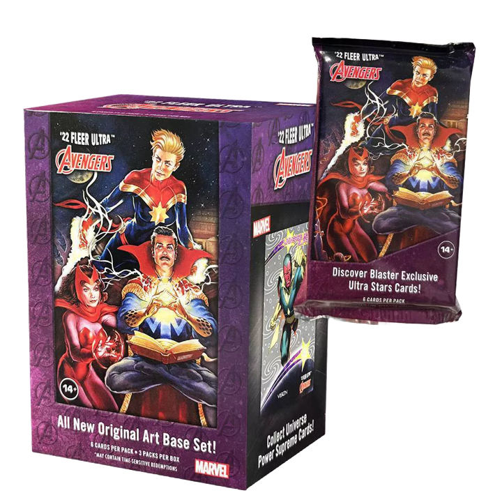 2022 Upper Deck Fleer Ultra Avengers Blaster Box (3 Packs)