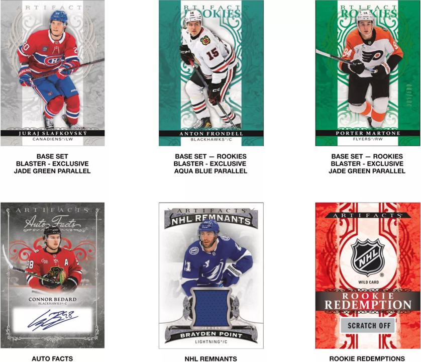 2026-27 Upper Deck Artifacts Hockey Blaster Pack (4 Cards)
