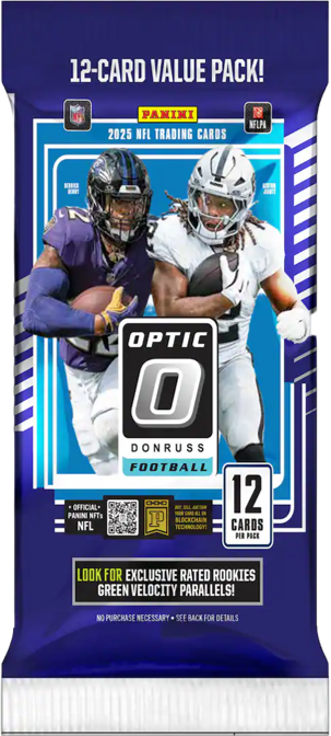 2025 Panini Optic Football Value Pack (12 Cards)