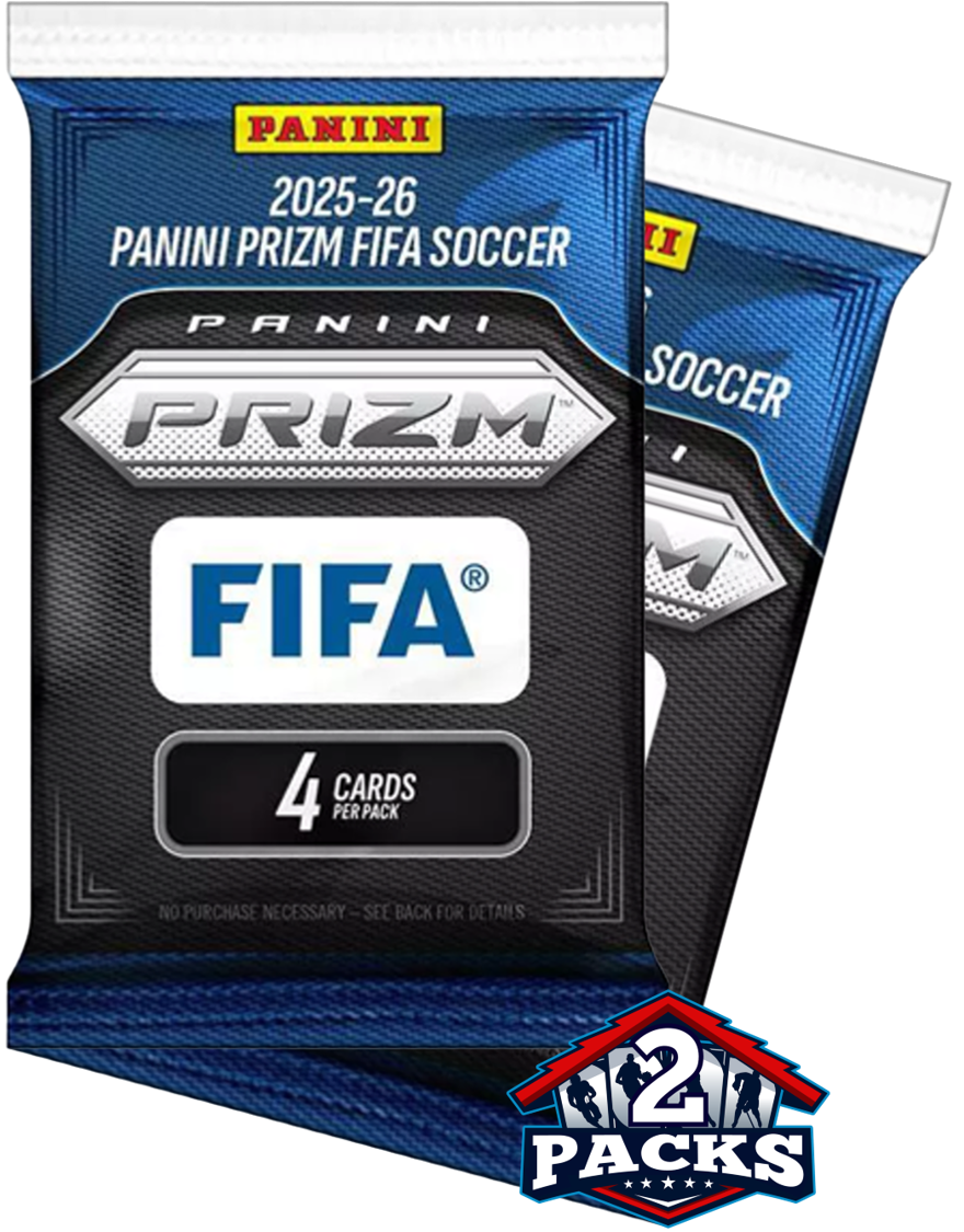 2025-26 Panini Prizm FIFA Soccer Retail 2pk (4 Cards)