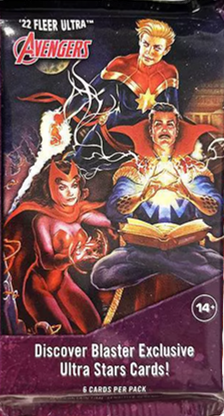 2022 Upper Deck Fleer Ultra Avengers Blaster Box (3 Packs)
