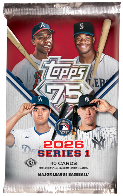 2026 Topps Series 1 Baseball Jumbo Hobby Pack (40 Cards)