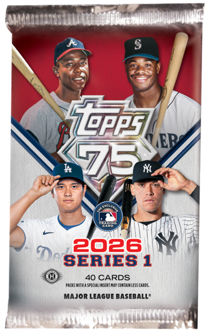 2026 Topps Series 1 Baseball Jumbo Hobby Pack (40 Cards)