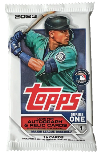 2023 Topps Series 1 Baseball Monster Box Pack (16 Cards)