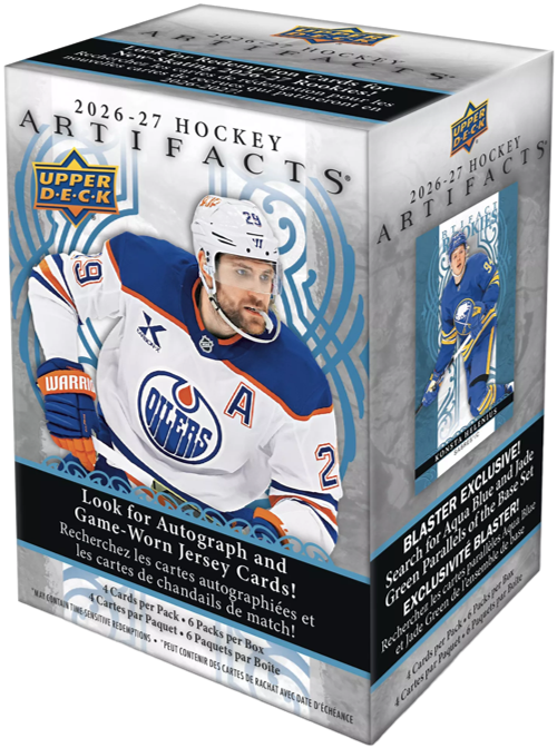 2026-27 Upper Deck Artifacts Hockey Blaster Box (6 Packs)