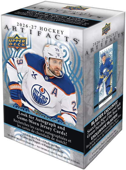 2026-27 Upper Deck Artifacts Hockey Blaster Box (6 Packs)