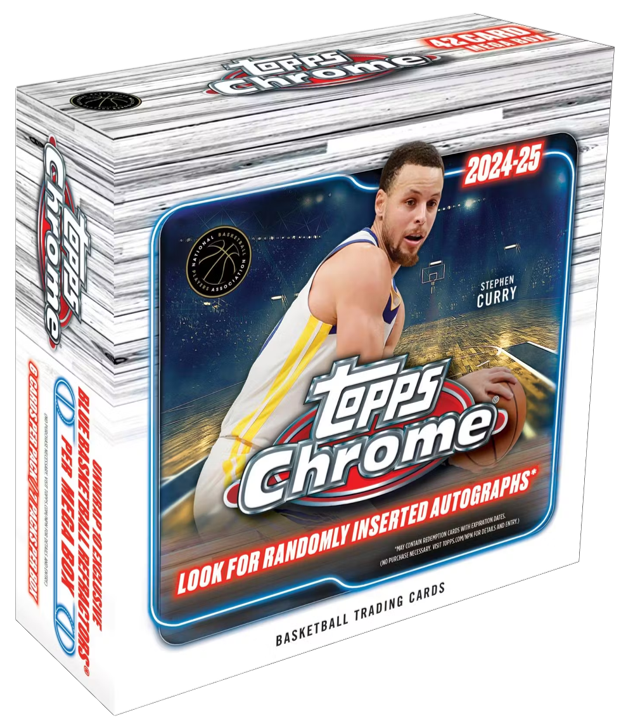 2024-25 Topps Chrome Basketball Monster Box (7 Packs)