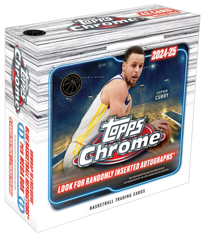 2024-25 Topps Chrome Basketball Monster Box (7 Packs)