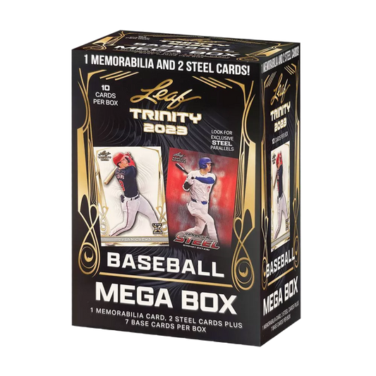 2023 Leaf Trinity Baseball Mega Box (10 Cards)