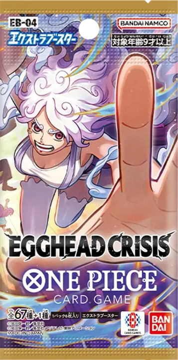 One Piece EB04: EGGHEAD CRISIS Japanese Booster 2pk (6 Cards)