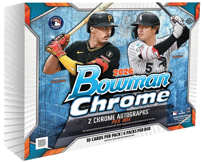 2026 Bowman Chrome Baseball Hobby Box (6 Packs)