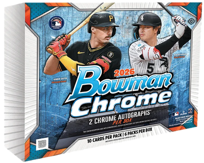 2026 Bowman Chrome Baseball Hobby Box (6 Packs)