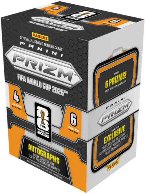2026 Panini Prizm World Cup Soccer Blaster Box (6 Packs)