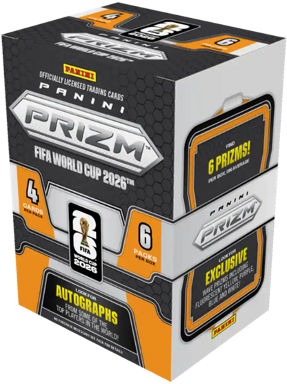 2026 Panini Prizm World Cup Soccer Blaster Box (6 Packs)