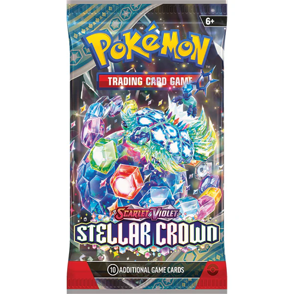 Pokemon Scarlet & Violet: Steller Crown Booster Bundle (6 Packs)