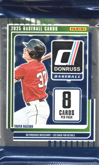 2025 Panini Donruss Baseball Hobby Pack (8 Cards)