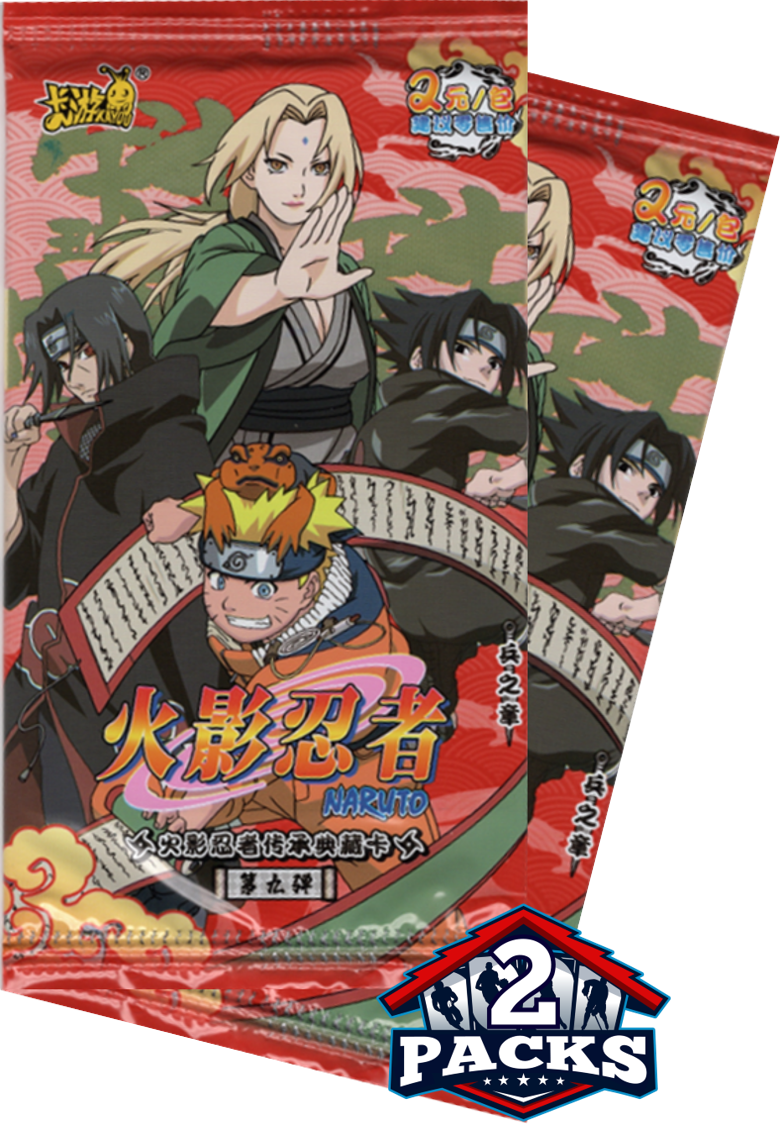 NARUTO: Chapter of Soldiers Series 9 Chinese Booster 2pk (4 cards)