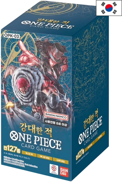 One Piece OPK03: Pillars of Strength Korean Booster Box (24 Packs)