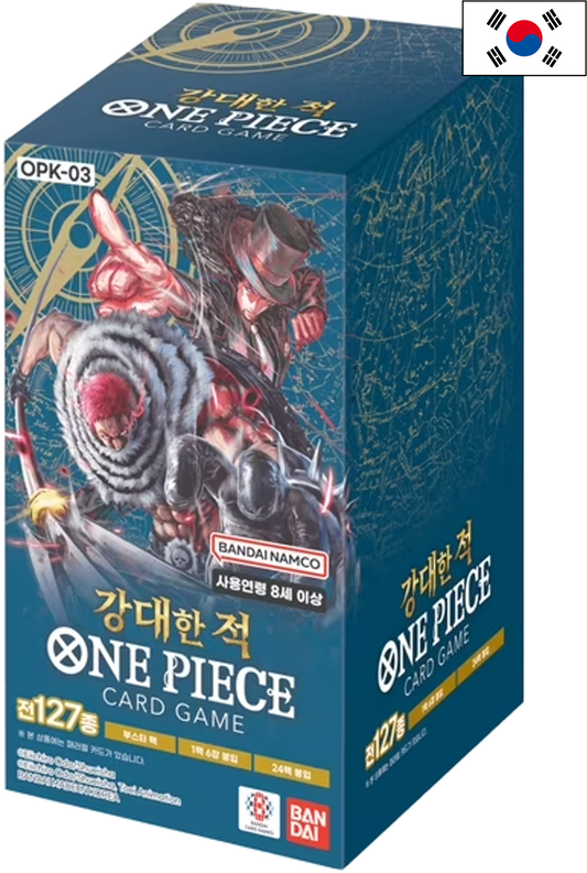 One Piece OPK03: Pillars of Strength Korean Booster Box (24 Packs)