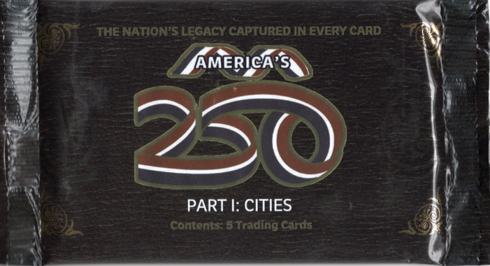 2026 Historic Autographs: America's 250 Part 1: Cities Hobby Pack (5 Cards)